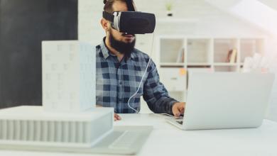 工作场所的虚拟现实"width=