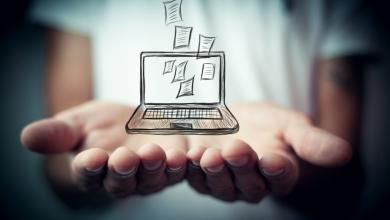 在笔记本电脑上下载数字资源